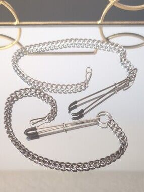 Silver Tweezer Nipple Clamps